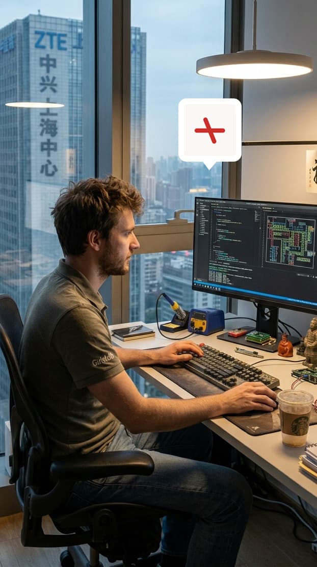 Throughwire running in an executive workspace
